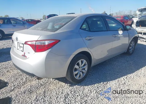 2016 Toyota Corolla Le from USA, damaged, VIN 2T1BURHE0GC570520